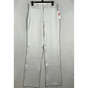 NEW Marucci Baseball Pants Mens Small Grey Performance Athletic Tapered Stretch